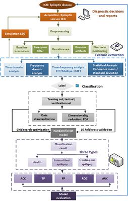Detection Analysis of Epileptic EEG Using a Novel Random Forest Model Combined With Grid Search Optimization